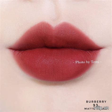 Review son Burberry Matte 93 Russet màu đỏ đất (vỏ  .